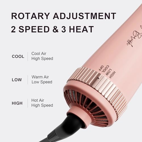 Image of 1200W Big Size Hair Dryer Brush, 60mm Dual Volatge Hair Dryer Brush