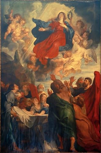 L'Assomption Mariae Peter Paul Rubens Tableaux Toile 60x90cm