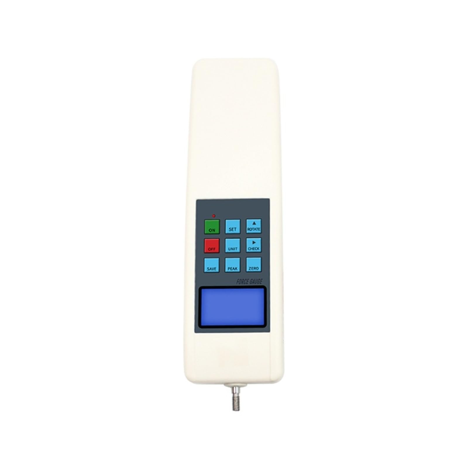 Hghadpltm White Hf-500 Portable Dynamometer Digital Push Pull Gauge With Lcd Display For Lab Tension And Compression Test Various Test(5N)