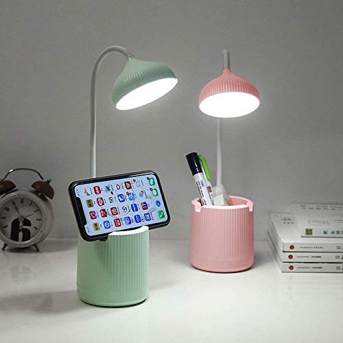 LED-Schreibtischlampe – Augenschonende USB-Tischleuchte, flexibles Schwanen-Design, Touch-Steuerung, ideal zum Lesen, Lernen und Nachtlicht für Kinder