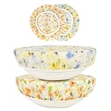 BERBAM Reusable Bowl Covers for Bread Proofing（2 Large）- Cotton Beeswax Bowl Covers Reusable with Elastic Rim, Sourdough Bowl Cover for Food Storage and Food Preservation (10INCH)