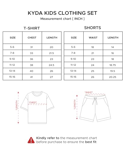 Image of KYDA KIDS Boys 100% Cotton Regular fit T-Shirt Shorts Clothing Set | Kids Co-Ord Set | Half Sleeve T-Shirt with Matching Shorts | Soft Breathable Fabric | Comfortable Stylish Casual Wear