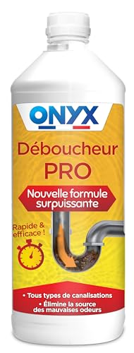 Onyx - Déboucheur Canalisation Professionnel - Formule Professionnelle & Surpuissante - Rapide et...
