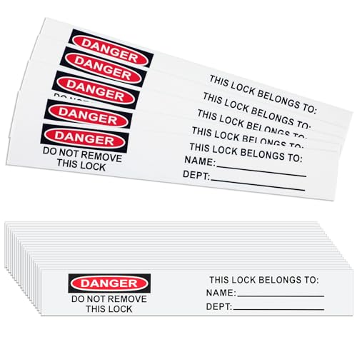 Autocollant loto pour identification de sécurité et réparation d'équipements