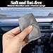 Fyntave Suede Microfiber Applicator Pad Ceramic Coating Sponge Pad Suede Car Detailing Sponge Multi-Purpose Wax Applicator Pads for Car Applying Wax Sealants Other Conditioners (6PCS)