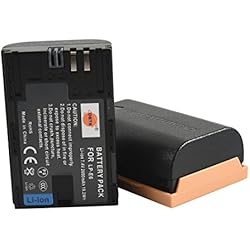 Batería Canon 6D DSTE® 2x LP-E6 Li-ion Batería para Canon EOS 5D Mark II, EOS 5D Mark III, EOS 5DS, EOS 6D, EOS 7D, EOS 60D, EOS 60Da, EOS 70D