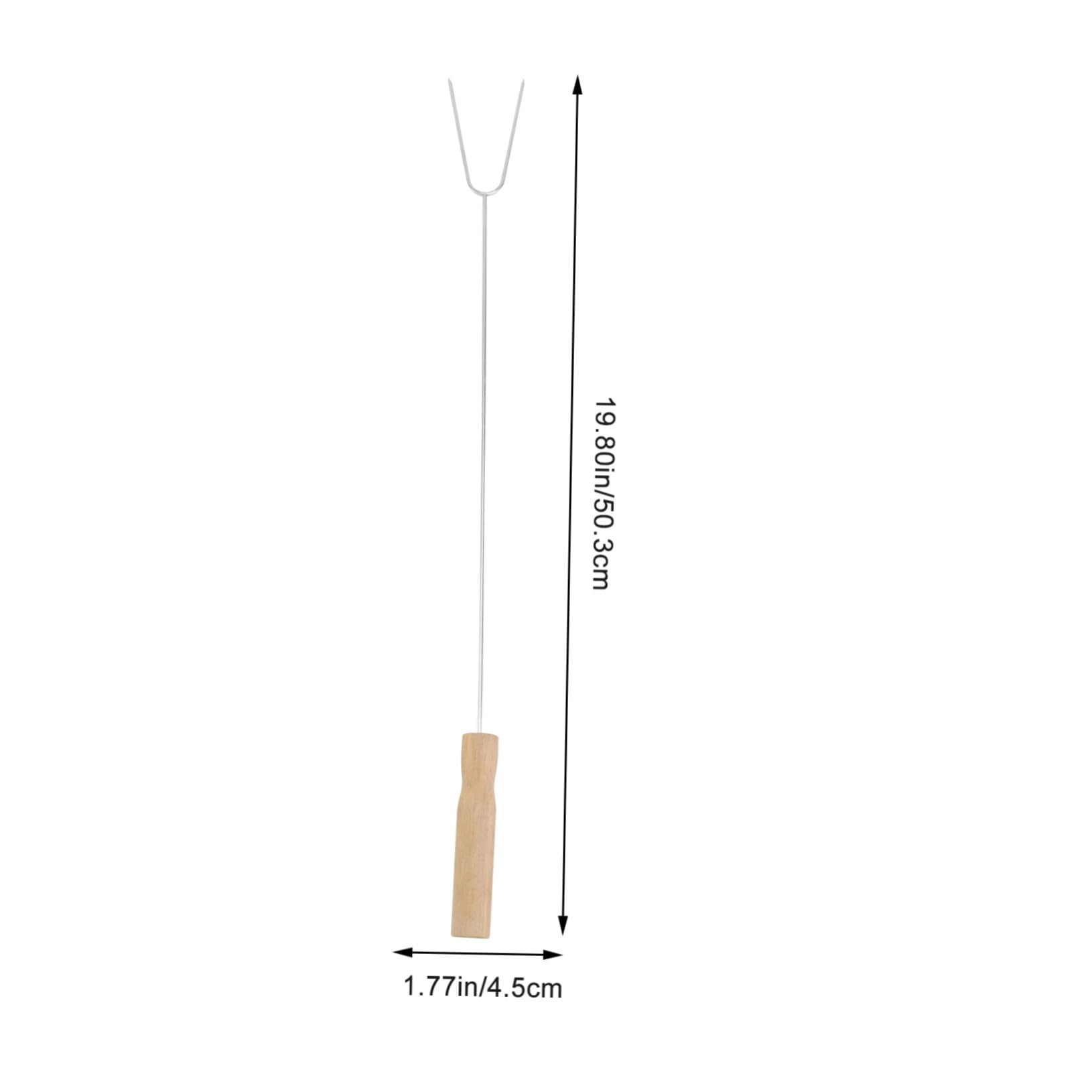 ORFOFE 15 pezzi Forchette per Barbecue in con in Legno Forchette da Arrosto Riutilizzabili per Carne e Verdure Strumenti e Facili da Trasportare per Grigliate Allaperto