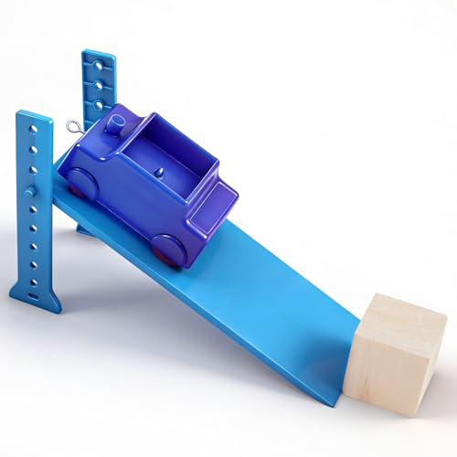 Image of 3 Pcs Inclined Plane Physics Kit with Cart & Block