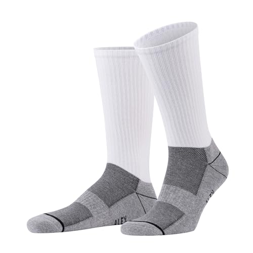 Socks with Smooth Toe Seam & Strong Elastic Cuff for Men and Women-Moisture Wicking-Work & Everyday Use