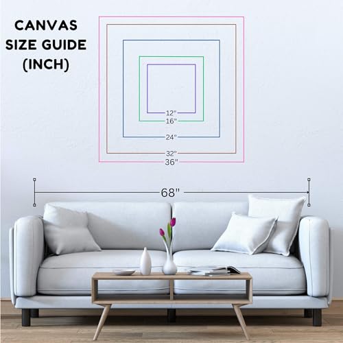 Impression sur toile bulbes de fleurs style retro chassis 3cm - 6