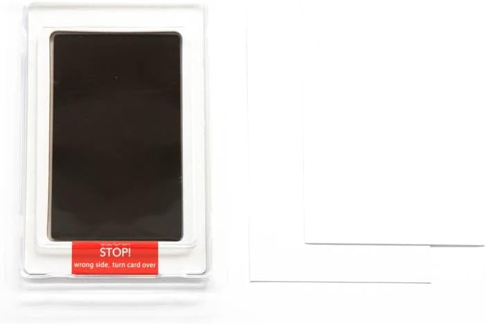 Clean Fingerprint with two imprint cards - Black