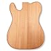 BexGears DIY TL Style Electric Guitar Body and Neck Blank Kit 2 Piece Glued Mahogany Body Maple Neck Ebony Fingerboard