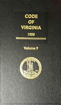 Hardcover Code of Virginia 1950 Volume 9 Book