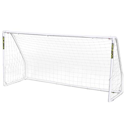 Airwave Strike Kid's Weatherproof Football Goal, White, 8x4ft