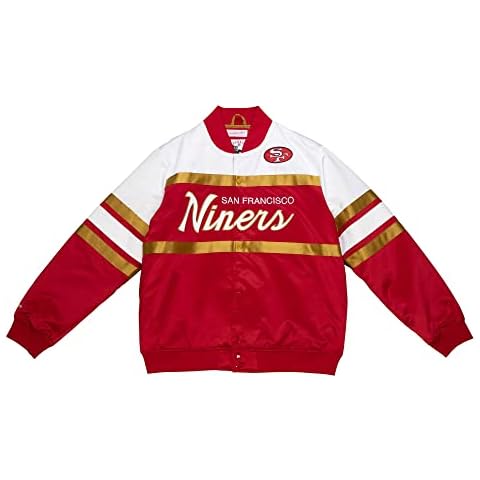 Mitchell & Ness NFL Special Script Heavyweight Satin Jacket Cover