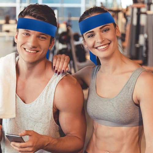 Image of ONUPGO 18Pcs Head Ties for Men Women, Adjustable Headbands Sports Sweatband Ninja Ties Head Band, Sweat Wicking Workout Headband for Sports, Running, Tennis, Yoga, Soccer, Karate