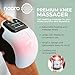 nooro Portable Knee Massager with Heat, Red Light, & Massage Therapy, Relax Tight Muscles and Helps Minor Joint Stiffness and Discomfort, Hands-Free Design