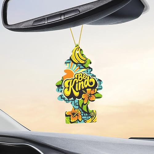 Image of LITTLE TREES Car Air Freshener | Hanging Tree Provides Long Lasting Scent for Auto and Home | 24 Air Fresheners |Be Kind