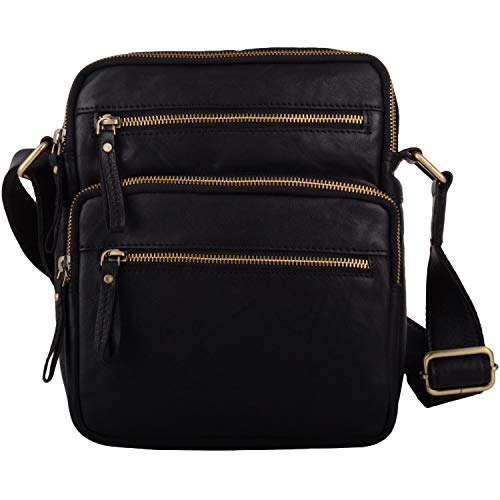 Sac bandoulière homme Valita noir en taille unique pour le quotidien