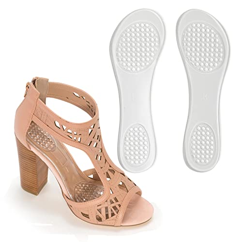 Foot Petals womens Gel 3/4 Insole Comfort Shoe Insert, Gel, No Size M US