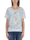 Rollierte Kanten Marc Cain Sports Damen JS 55.22 J61 Bluse, Mehrfarbig (Mykonos 336), (Herstellergröße: N6 / 44)
