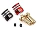 1UP Racing 190435 Heatsink Bullet Plugs & Grips - 4mm
