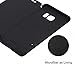 Galaxy Note 7 Case, Clear View Touch Window Shockproof Dirt Proof Thin Slim Fit Smart Phone Leather Flip Case Cover for Samsung Galaxy Note 7 (Black)