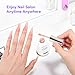 SAVILAND Glazed Nails One-Step Gel Nail Polish: Sheer Nude 0.5 OZ One-Min Manicure 15 ML Nail Polish Art Pen Long-Lasting Base & Top Polish Color Builder Reinforcement High-Glossy Shine Gel Polish