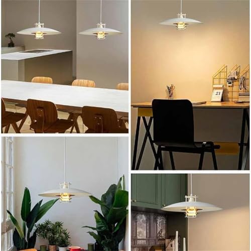 Lámpara de Colgante Lineal Comedor Vintage con Acabados de Alta Calidad y Luz Cálida E27 6