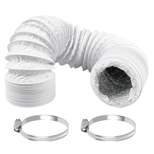Manguera de ventilación, 300cm Tubo Flexible de Salida de Aire Ø 10cm de Aluminio PVC, Resistente al Calor, Resistente a la Corrosión,para Aire Acondicionado, Secadora, Campana Extractora
