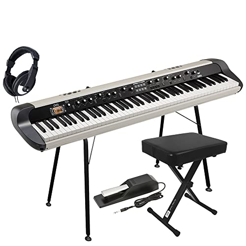 KORG SV-2S 88 スタンド・イス・ダンパーペダル・ヘッドホンセット 88鍵 ステージ・ヴィンテージ・ピアノ スピーカー搭載 コルグ