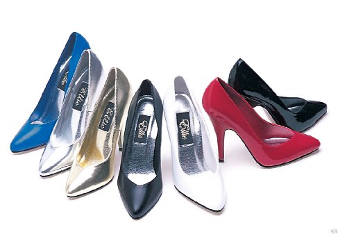 Ellie Shoes Women's 5 Inch Heel Pumps (Black;14)