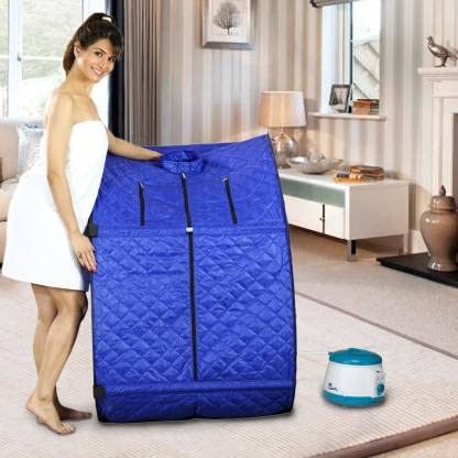 MANAV Home Portable Steam Sauna Bath for Health and Beauty Spa (RED COLOR)