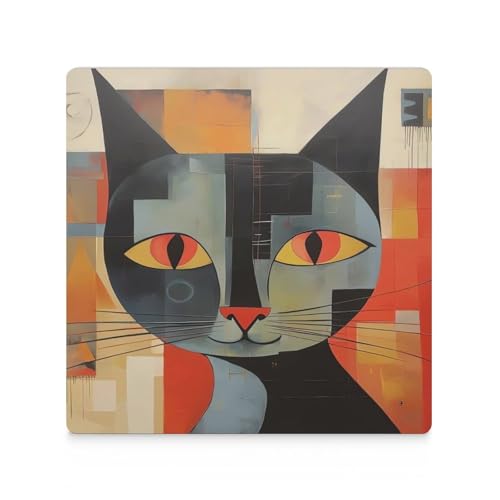 Dessous de verre céramique chat contre les taches