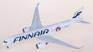 FloZ for Panda Model for Finnair for Airbus A350-900 OH-LWA 1:400 Airplane Pre-Built Model