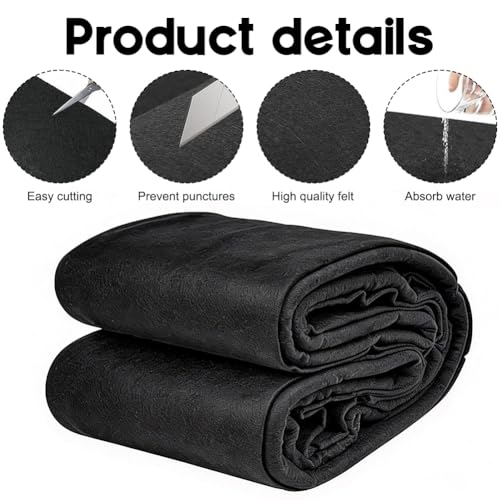 CEWROM Pool Bodenplane Runden, Poolunterlage rutschfeste Unterlage für Aufstellpools & Whirlpools, Robust, Einfach zu Verlegen, Ideal für Outdoor, verlängert die Lebensdauer der Auskleidung (305)