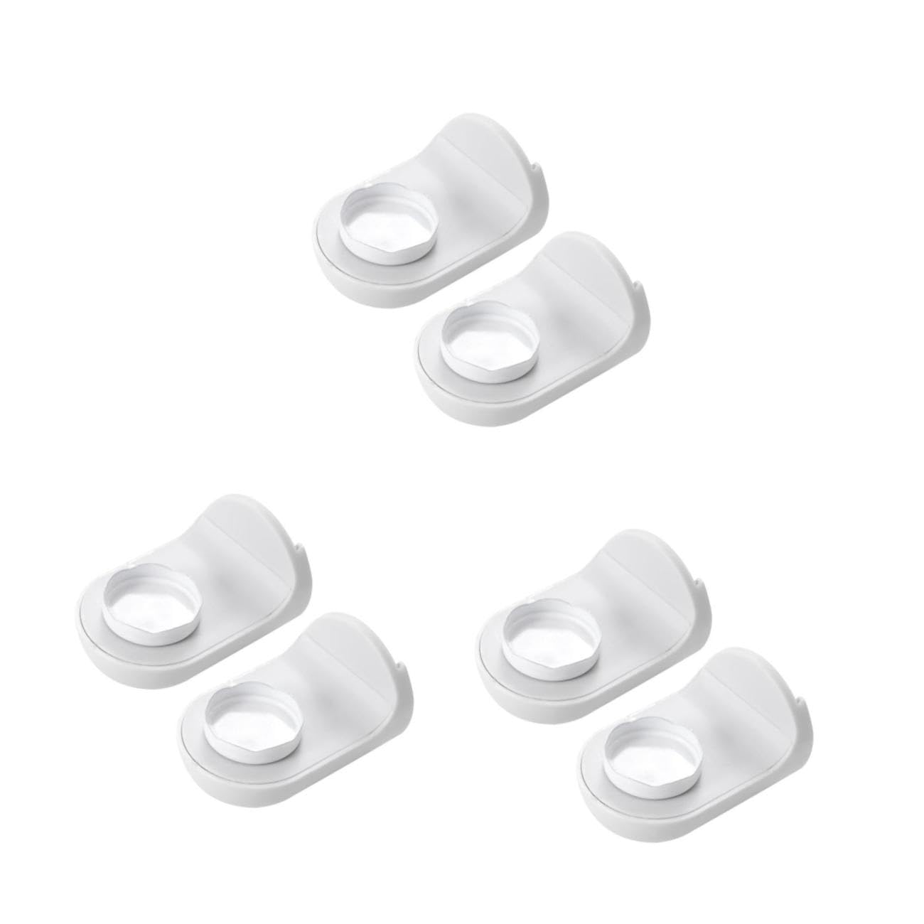 TOPBATHY 6pezzi Supporto Magnetico Per Sapone Da Bagno Mensola Adesiva Da Doccia Plastica Design Elegante e Resistente Alla Ottimizza Asciugatura Sapone