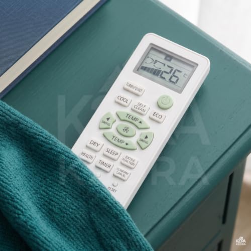 Image of K2 Haier 131F AC Remote - Compatible with Haier Twin /Dual Inverter Split AC 1.5 Ton | LCD Display | Free Batteries | 5 Years Warranty (Work Only When Your Old Remote Same)