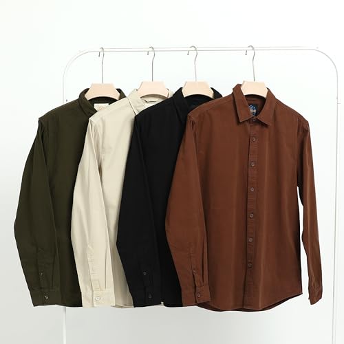Image of StitchX Men's Full Sleeve Core Essentials Twill Over-Dyed Shirt XS-2XL