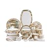 Enhance Your Dining Experience: Buy the 60-Piece Luxury Bone China Dinnerware Set for Elegant Living and Memorable Gifts – XFZJCHAP
