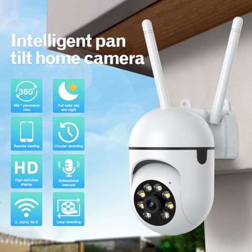 Image of DDLC 4MP WiFi Mini PTZ Home Security Camera | Full HD 1080P | Color Night Vision | Motion Detection | Two-Way Audio | Wireless CCTV Camera for Home Outdoor with Mobile App V380 Pro (Mini Ptz Camera)