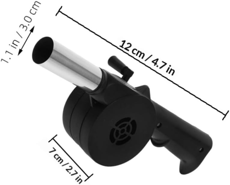 Manual Fire Bellows Hand Cranked Blower for Outdoor Cooking and Grills