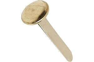 ACCO Solid Brass Fasteners, 1 1/4 Inch Capacity, 100 Count