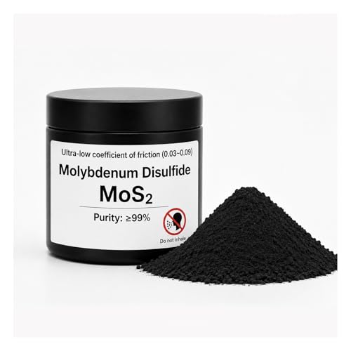 MoS2 Molybdenum Disulfide Powder 99.5% High Purity Ultra-fine Dry Lubricant 12 Micron 5000 (50 8000mesh)