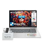 HP 2025 17.3 Touch Screen Business Laptop PC, 17 Inch Laptop Touchscreen, AMD Ryzen 5(6-Cores), 40GB RAM 1TB SSD+512GB PSSD, Windows 11 Pro Laptop Lifetime Office, Copilot AI, Number Pad, YGYTE