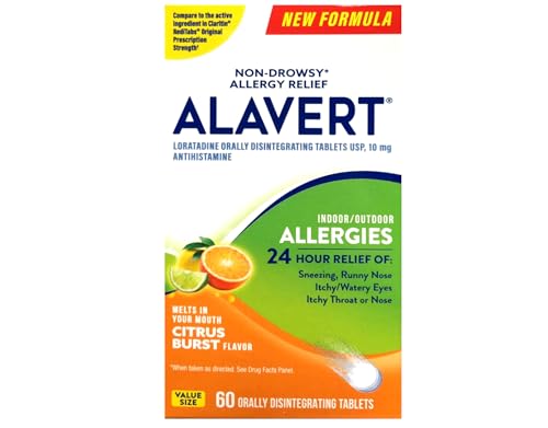 Alavert 24 Hour Orally Disintegrating Tablets Citrus Burst 60 Tablets