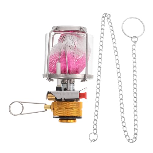 KOMBIUDA Emergency Outdoor Camping Gas Lantern Compact Portable Lamp Vintage Style Tent Lighting for Travel Garden