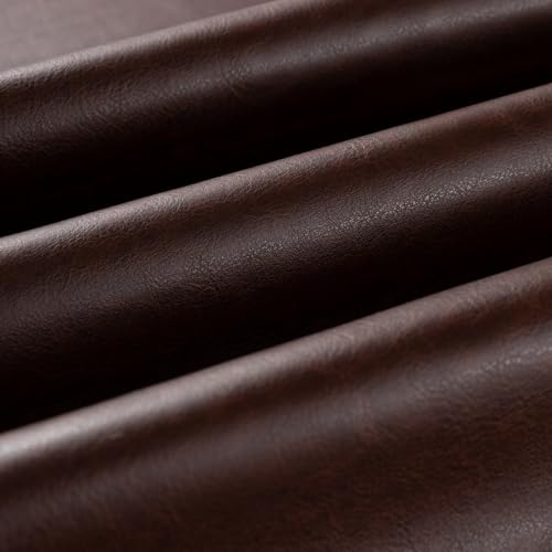 Wooqu PU Leather Book Cloth, Polyurethane Coated and Non-Woven Base, Leather-Like Look, Soft, 17x29”