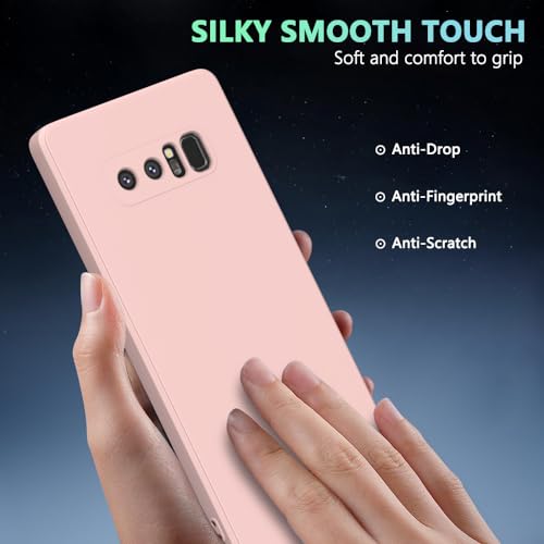 Image of for Samsung Galaxy Note 8 Case Pink, Scratch Resistant with Soft Touch, Slim Thin Phone Cover for Samsung Galaxy Note 8
