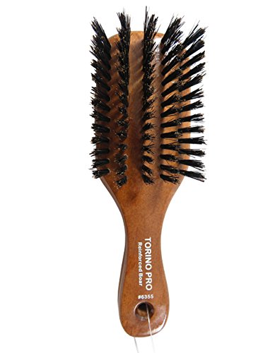 Lado Pro #6355 - Reinforced Boar Bristles - Torino Pro Hair Brush Medium - Exceptional Quality
